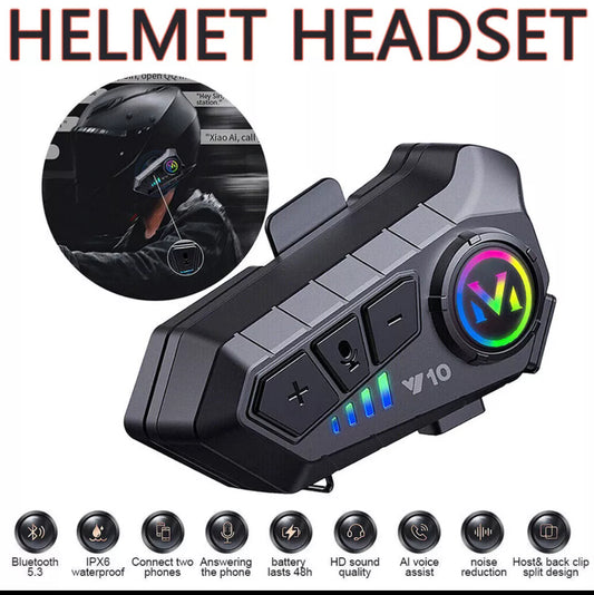 Helmet headset